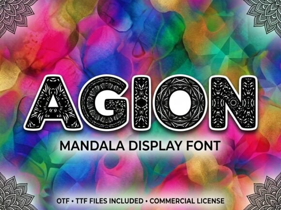 Agion: A Distinctive Display Font for Modern Editorial Design