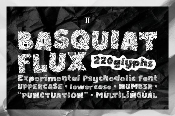 Basquiat Flux: The Creative Typeface for Bold Editorial Design