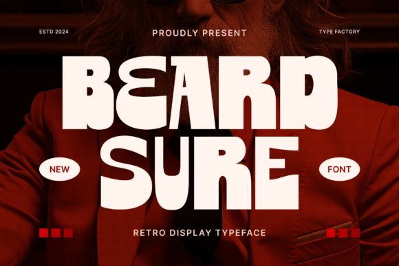 Beardsure: The Bold Retro Typeface for Modern Editorial Design