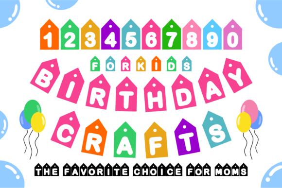 Birthday Crafts: A Festive Display Typeface for Editorial Design