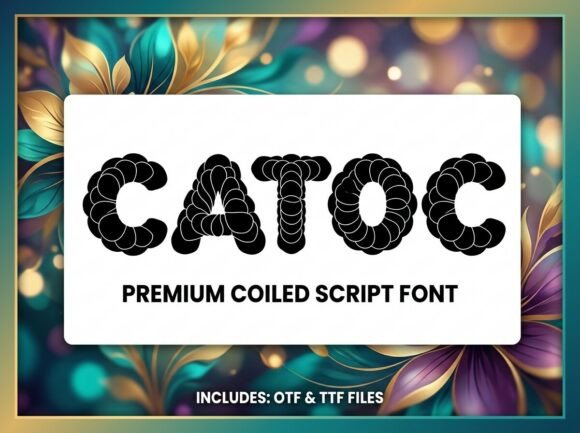 Catoc: The Perfect Decorative Font for Handmade Creators