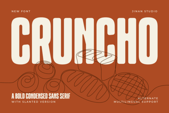 Cruncho: A Bold Sans Serif for Real-World Branding