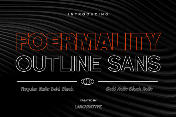 Foermality: A Bold Sans Serif for Modern Brand Identity