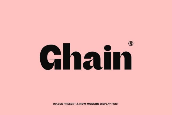 Ghain: The Modern Typeface for Bold Small Business Branding