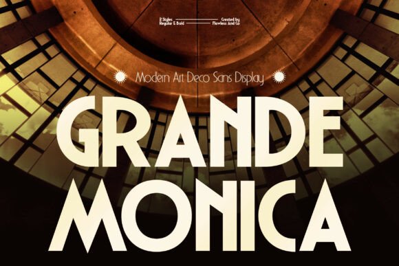 Grande Monica: A Vintage Luxe Sans Serif for Modern Branding