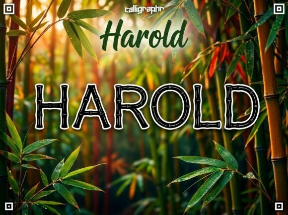 Harold: A Stunning Decorative Typeface for Bold Digital Branding