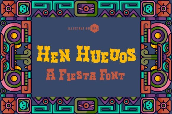 Hen Huevos: A Bold Serif Font for Editorial Design