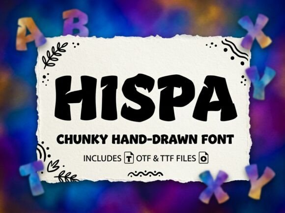 Hispa: A Decorative Typeface for Modern Editorial Design