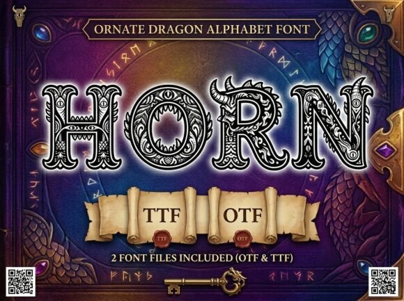 Horn: A Designer's Verdict on This Bold Decorative Typeface