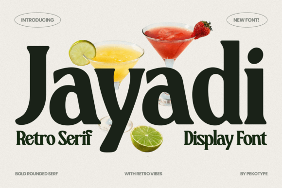 Jayadi: A Retro Serif Typeface for Modern Web Design