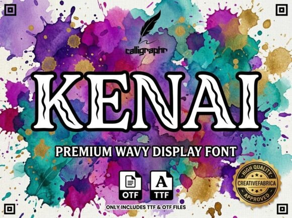 Kenai: The Premium Display Font for Editorial Design