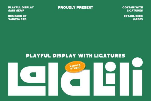Lalalili: The Bold Sans Serif Typeface for Modern Editorial Design