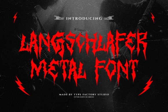 Langschlafer: A Sharp Display Typeface for Bold Editorial Design