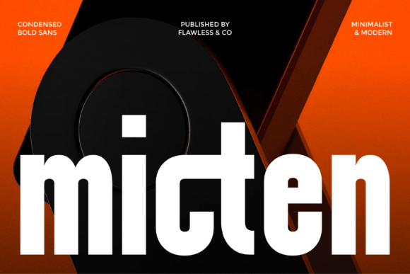 Micten: The Bold Sans Serif Typeface for Modern Editorial Design