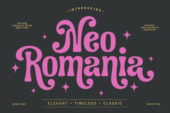 Neo Romania: The Perfect Serif Font for Handmade Product Labels