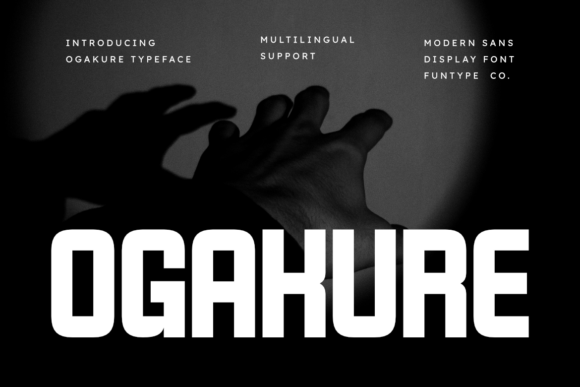 Ogakure: The Bold Sans Serif Font for Handmade Branding