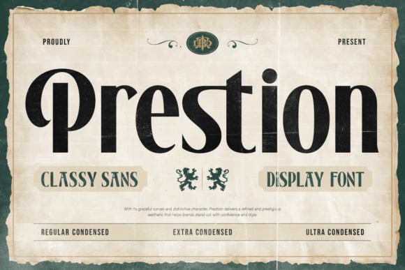 Prestion Font Review: A Condensed Sans Serif for Bold Web Design
