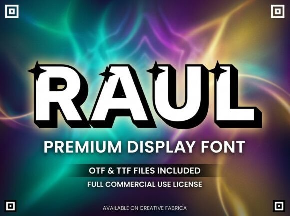 Raul: A Stunning Decorative Typeface for Bold Brand Identities
