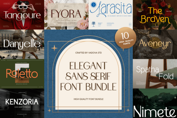 Refining Editorial Design with the Elegant Sans Serif Bundle