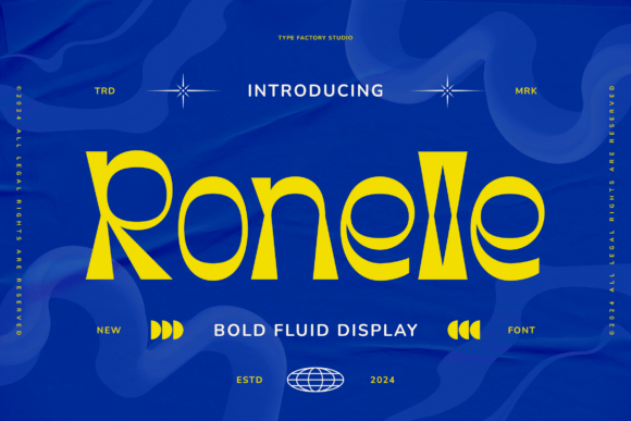 Ronelle: The Bold Display Typeface That Elevates Handmade Branding