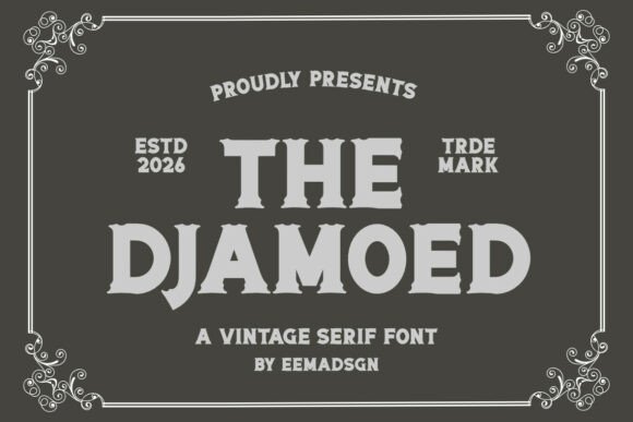 The Djamoed Vintage: A Bold Serif for Modern Web Design