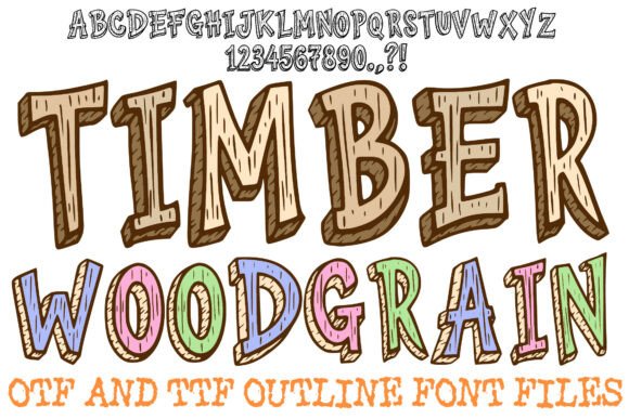 Timber Woodgrain: The Display Typeface That Brings Campaigns to Life