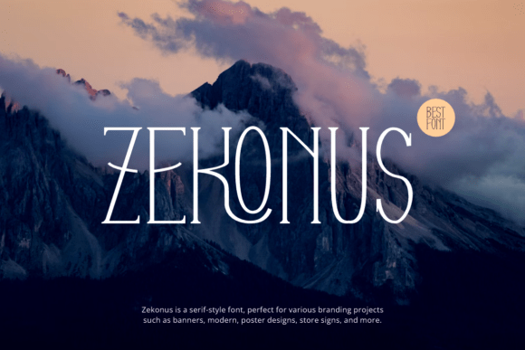 Why Zekonus is the Perfect Serif Font for Your Brand