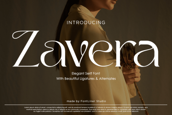 Zavera: A Timeless Serif Typeface for Elegant Web Design