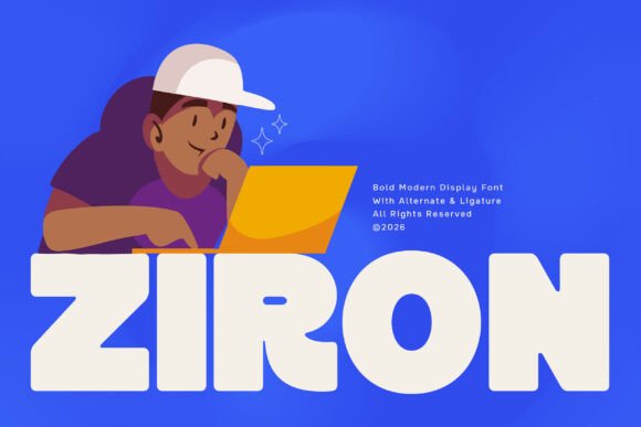 Ziron: The Bold Sans Serif Font for Modern Brand Identity